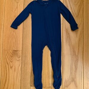 Kyte BABY Navy Blue Footie - 12-18*